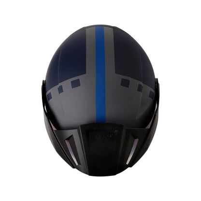 CASCO SHAFT SH-212 DITTO MATE AZUL OSCURO GRIS IRIDIUM