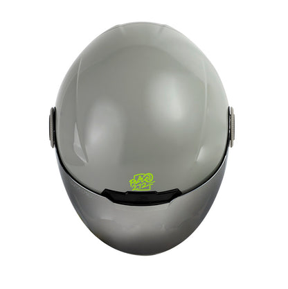 CASCO SHAFT SH-212 PURE GRIS AMARILLO NEON VISOR HUMO