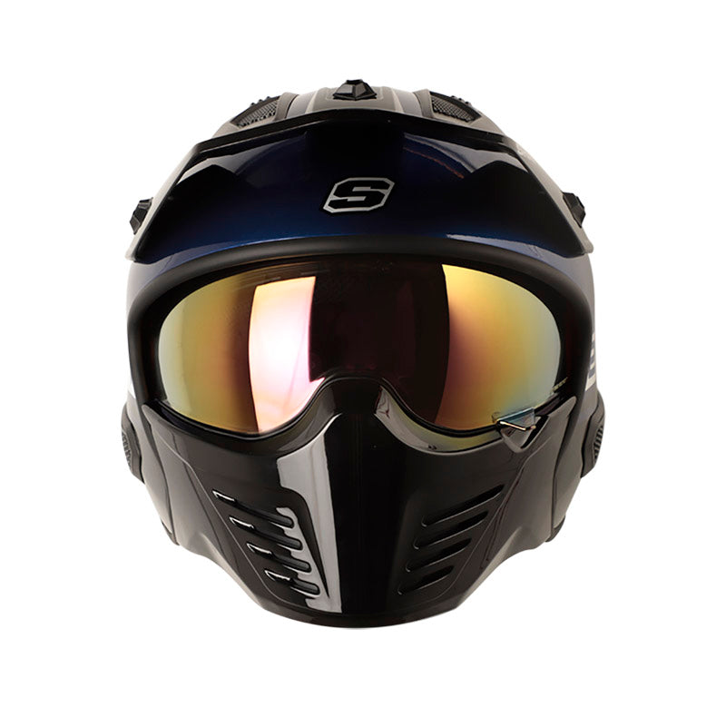 CASCO SHAFT SH-225 PILOT PRIME AZUL OSCURO AZUL IRIDIUM