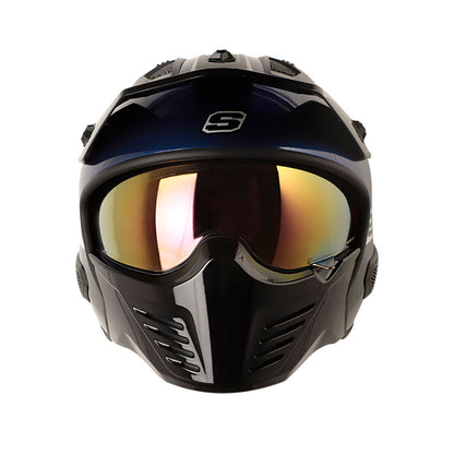 CASCO SHAFT SH-225 PILOT PRIME AZUL OSCURO AZUL IRIDIUM