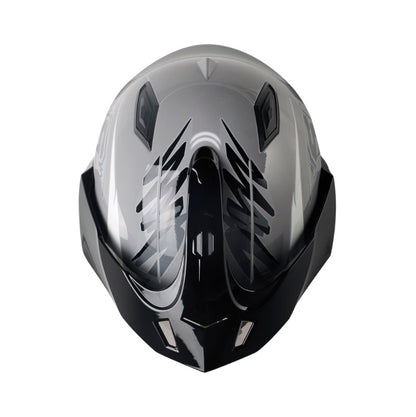 CASCO SHAFT SH-227 TRIAL SAME GRIS GRIS VISOR IRIDIUM