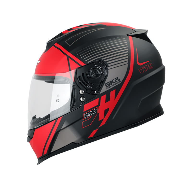 CASCO SHAFT SH-502 SAMPLE MATE NEGRO ROJO