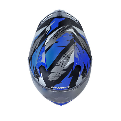 CASCO SHAFT SH-526SP SMASH MATE NEGRO AZUL NAVY