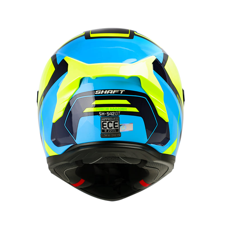 CASCO SHAFT SH-542GT PIECE MAKER AZUL NAVY AMARILLO NEON