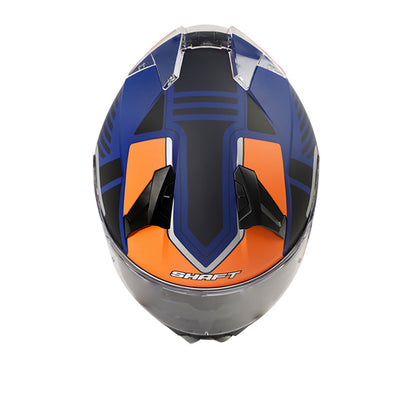 CASCO SHAFT SH-560 CESIO AZUL NAVY NARANJA NEON