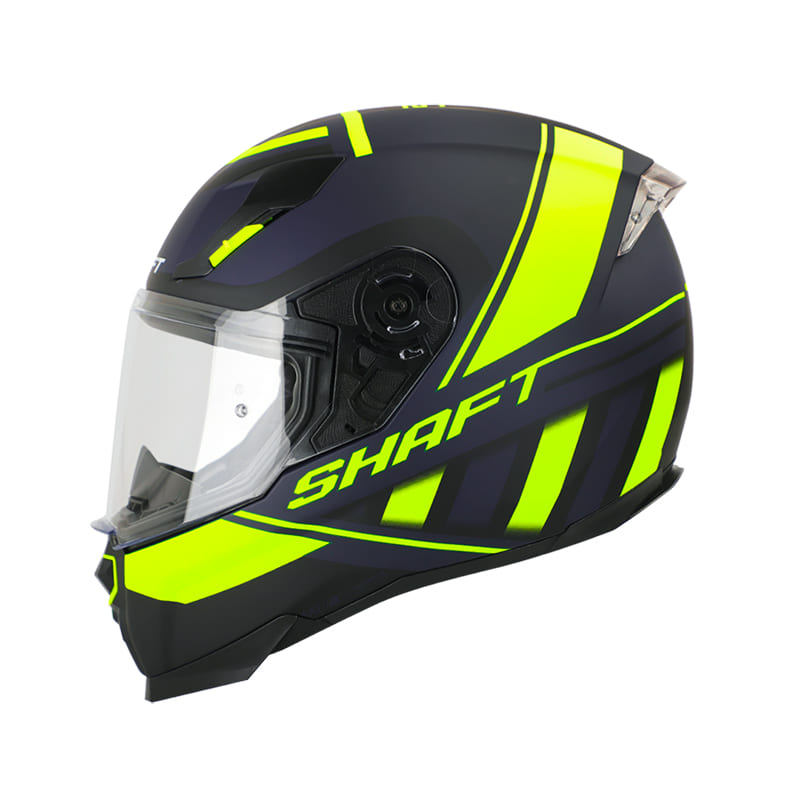 CASCO SHAFT SH-562 DUEL AZUL NAVY AMARILLO NEON