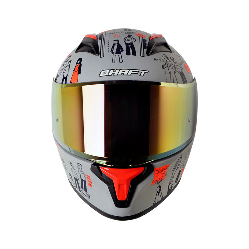 CASCO SHAFT SH-582SP EVO PEOPLE WALKING MATE GRIS ROJO
