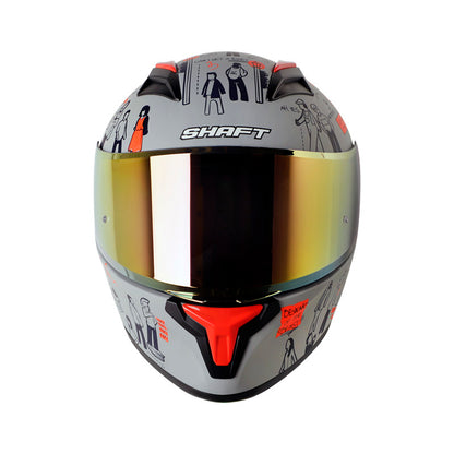 CASCO SHAFT SH-582SP EVO PEOPLE WALKING MATE GRIS ROJO