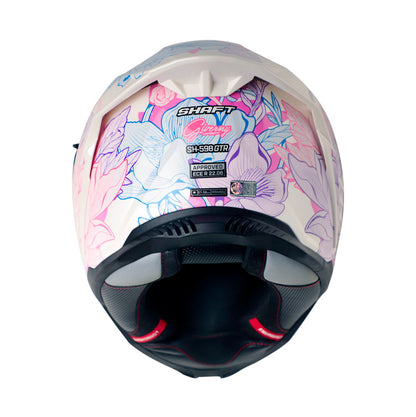 CASCO SHAFT SH-598GTR GYVERNY BLANCO PERLA FUCSIA MORADO