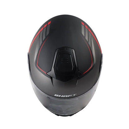 CASCO SHAFT SH-3910DV FORZA MATE NEGRO ROJO