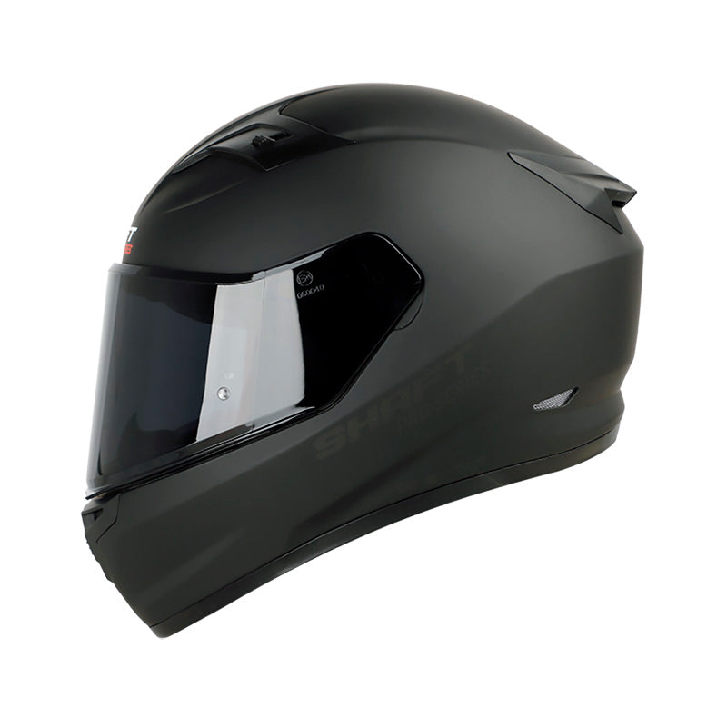 CASCO SHAFT SH-545PRO SOLID MATE NEGRO VISOR HUMO