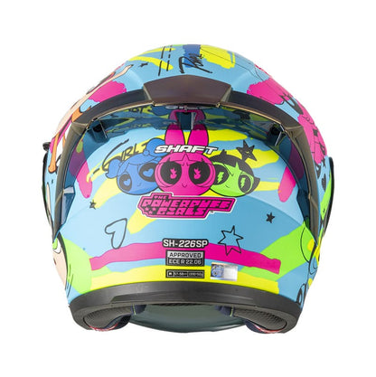 CASCO SHAFT SH-226SP POWERFULL AZUL VISOR IRIDIUM AZUL