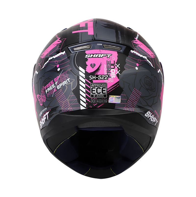 CASCO SHAFT SH-522 FREE SOUL MATE NEGRO FUCSIA NEON