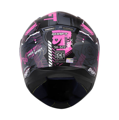 CASCO SHAFT SH-522 FREE SOUL MATE NEGRO FUCSIA NEON