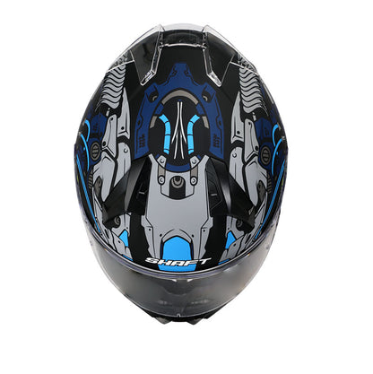 CASCO SHAFT SH-560 MACHINA MATE NEGRO AZUL