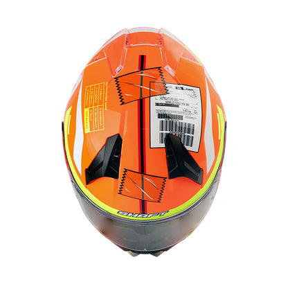 CASCO SHAFT SH-560 POSTAL NARANJA NEON AMARILLO NEON