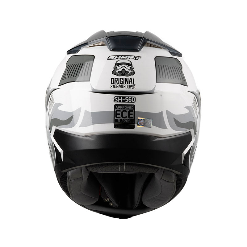 CASCO SHAFT SH-560 ORIGINAL STORMTROOPER BLANCO GRIS VISOR HUMO