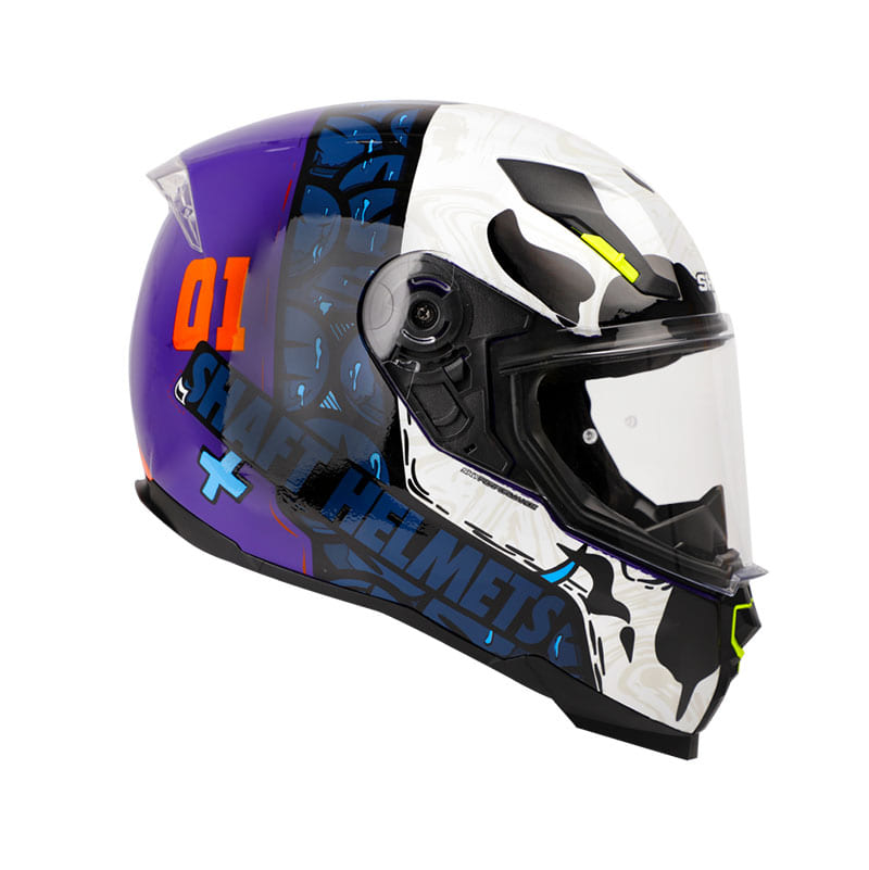 CASCO SHAFT SH-562 REBIRTH MORADO NEON AZUL NAVY