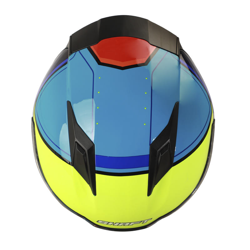 CASCO SHAFT SH-571 MERCURY AZUL AMARILLO NEON
