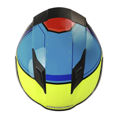 CASCO SHAFT SH-571 MERCURY AZUL AMARILLO NEON