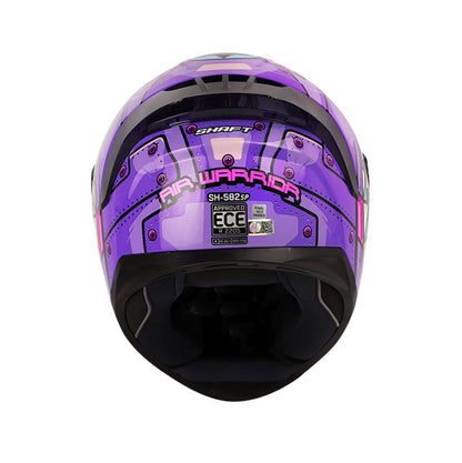 CASCO SHAFT SH-582SP AIR WARRIOR MORADO NEON FUCSIA NEON