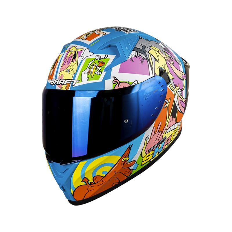 CASCO SHAFT SH-526SP EVO COW AND CHICKEN VISOR IRIDIUM