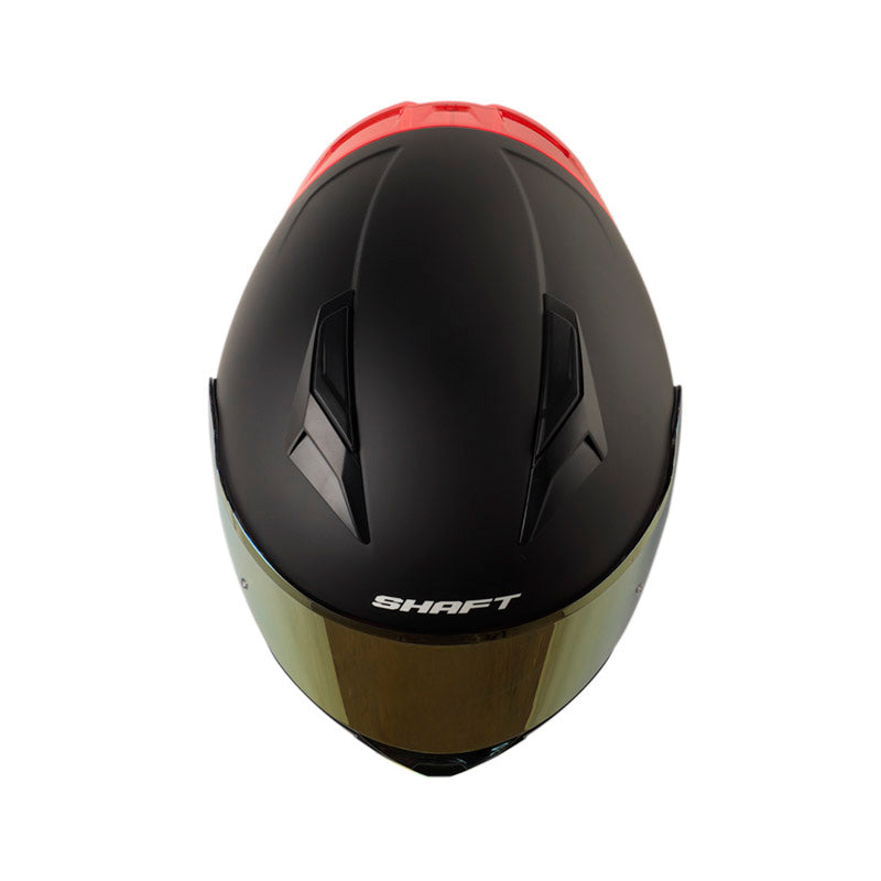 CASCO SHAFT SH-582SP EVO SOLID MATE NEGRO ROJO IRIDIUM
