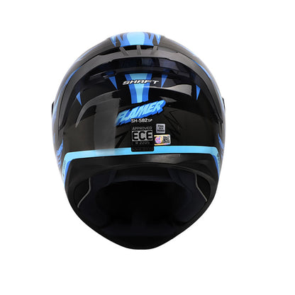 CASCO SHAFT SH-582SP FLAMER NEGRO AZUL
