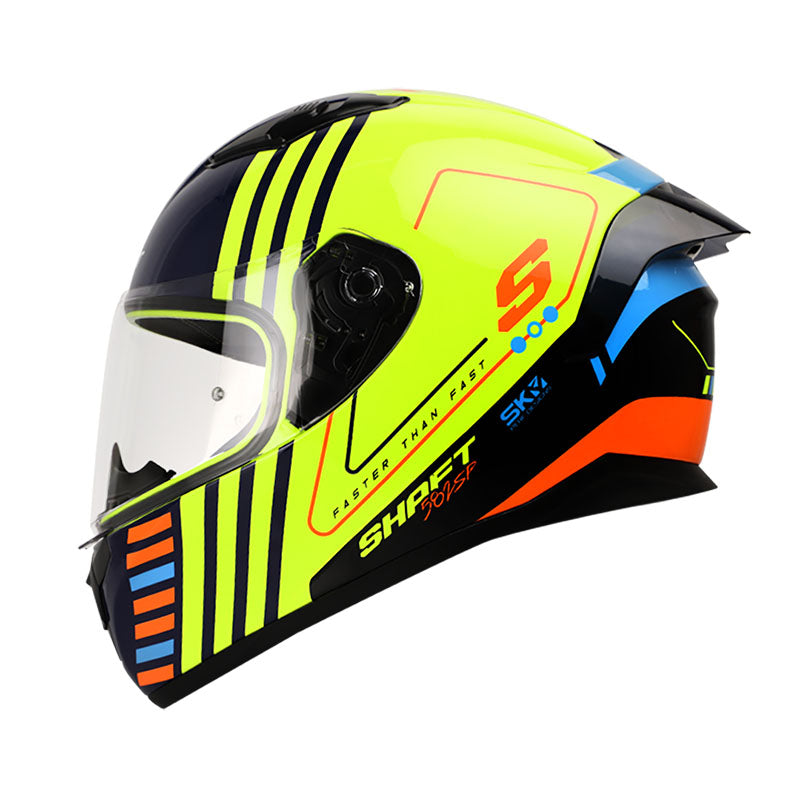 CASCO SHAFT SH-582SP FORCE AMARILLO NEON AZUL NAVY