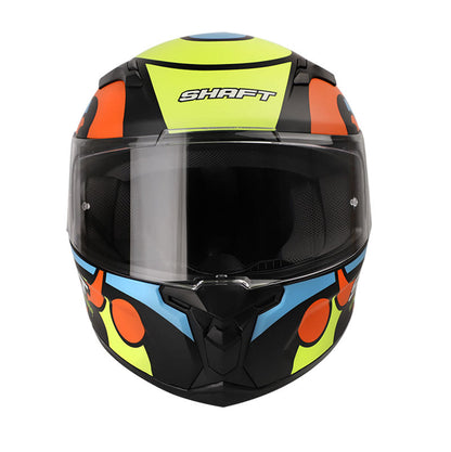 CASCO SHAFT SH-591 COLOR SHIFT MATE NEGRO AMARILLO NEON