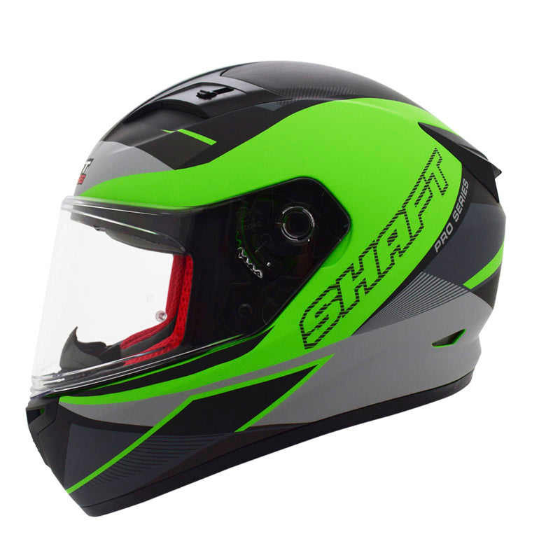 CASCO SHAFT SH-545PRO KLASH MATE NEGRO VERDE NEON