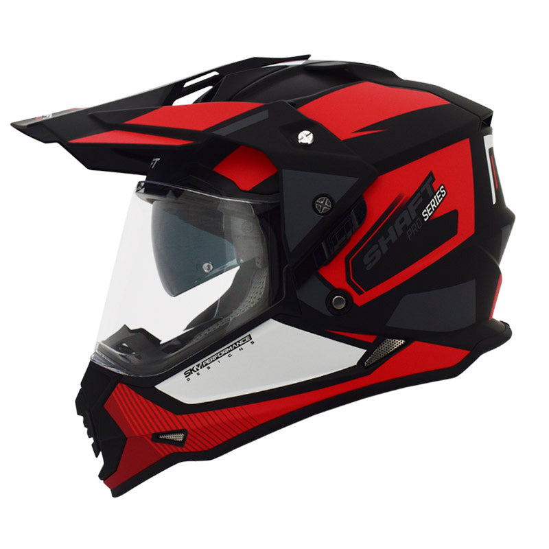 CASCO SHAFT SH-MX370DV PRO GEAR MATE NEGRO ROJO