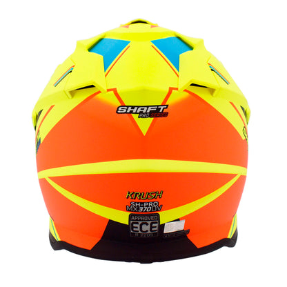 CASCO SHAFT SH-MX370DV PRO KRUSH MATE AMARILLO NEON NARANJA