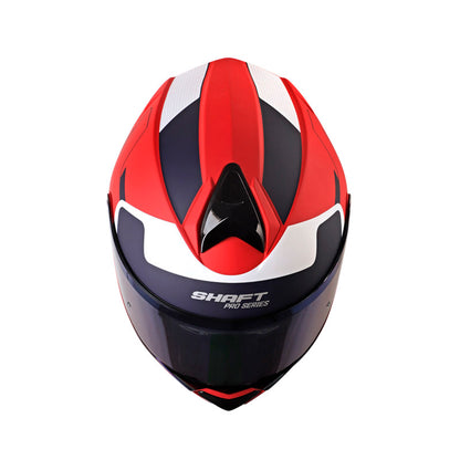CASCO SHAFT SH-4000DV PRO SPLIT MATE ROJO BLANCO IRIDIUM