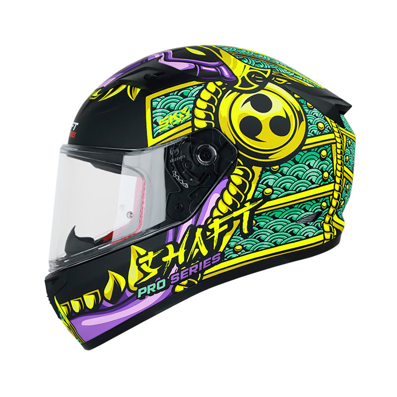CASCO SHAFT SH-545PRO RAN MATE NEGRO MORADO NEON