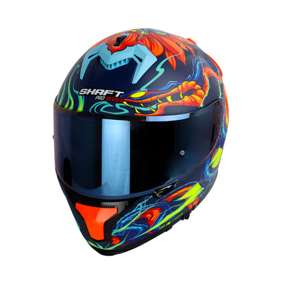 CASCO SHAFT SH-610EVO FIRE THUNDER MATE AZUL TURQUESA