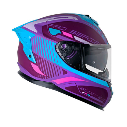CASCO SHAFT SH-610EVO PROGREX MATE MORADO AZUL