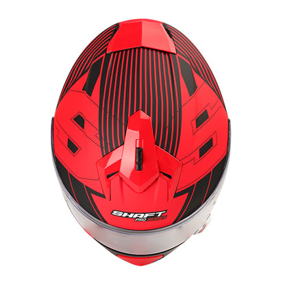 CASCO SHAFT SH-610DV PRO ZIGOR MATE NEGRO ROJO