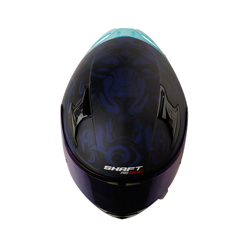 CASCO SHAFT SH-612DV PRO APEX PREDATOR MATE AZUL NEGRO