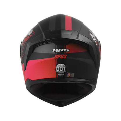 CASCO HRO HRO-3480DV OPUS MATE NEGRO ROJO
