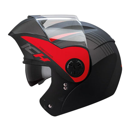 CASCO ICH ICH-3110DV LEGION MATE NEGRO ROJO
