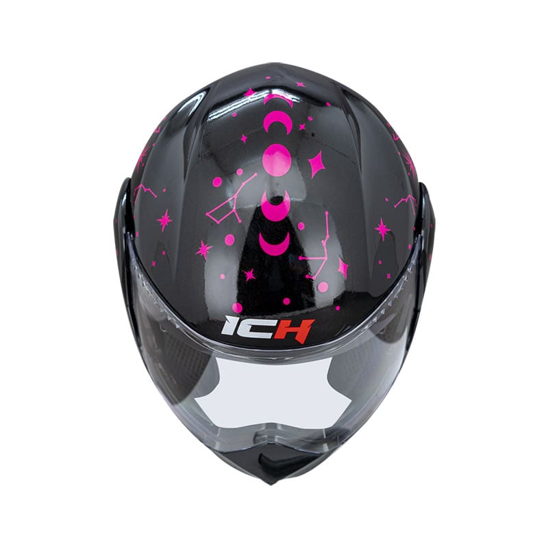 CASCO ICH ICH-3110S NITE NITE NEGRO FUCSIA NEON