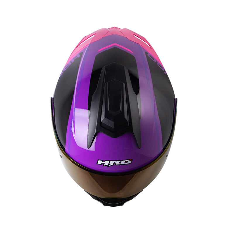 CASCO HRO HRO-3480DV EVO COLD MORADO FUCSIA VISOR IRIDIUM
