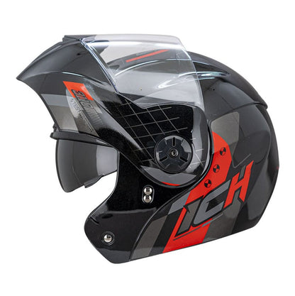 CASCO ICH ICH-3110DV BOUBLE NEGRO ROJO