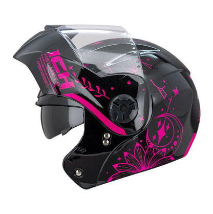 CASCO ICH ICH-3110S NITE NITE NEGRO FUCSIA NEON