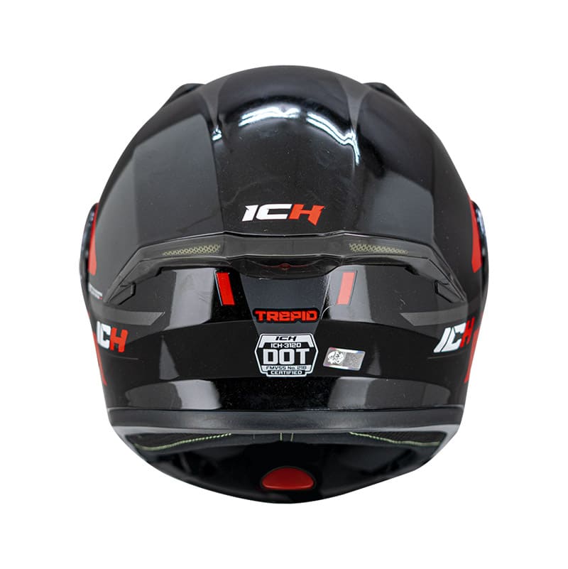 CASCO ICH ICH-3120DV TREPID NEGRO ROJO