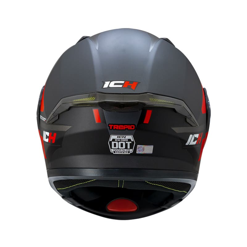 CASCO ICH ICH-3120DV TREPID MATE NEGRO ROJO