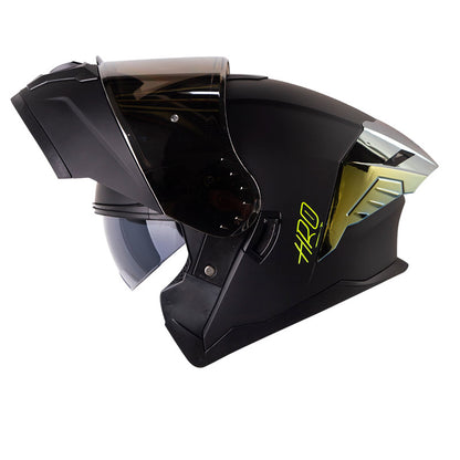 CASCO HRO HRO-3480DV EVO SOLID MATE NEGRO AMARILLO NEON