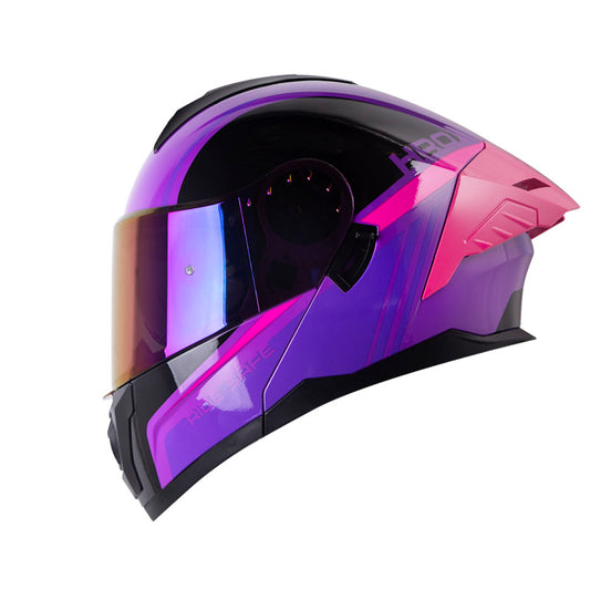 CASCO HRO HRO-3480DV EVO COLD MORADO FUCSIA VISOR IRIDIUM