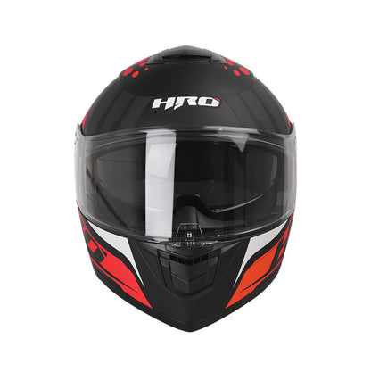 CASCO HRO HRO-3480DV FANGS MATE NEGRO ROJO